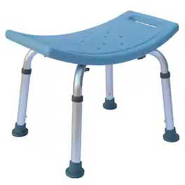 Winado - 7-Level Adjustable Bathtub Bench & Shower Chair with Anti-Skid Feet, 300lbs Capacity, Tool-Free Installation for Elderly - Blue