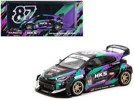 Toyota Yaris KS Racing Performer GR "Hobby43" Series 1/43 Diecast Model Car by Tarmac Works - Multicolor