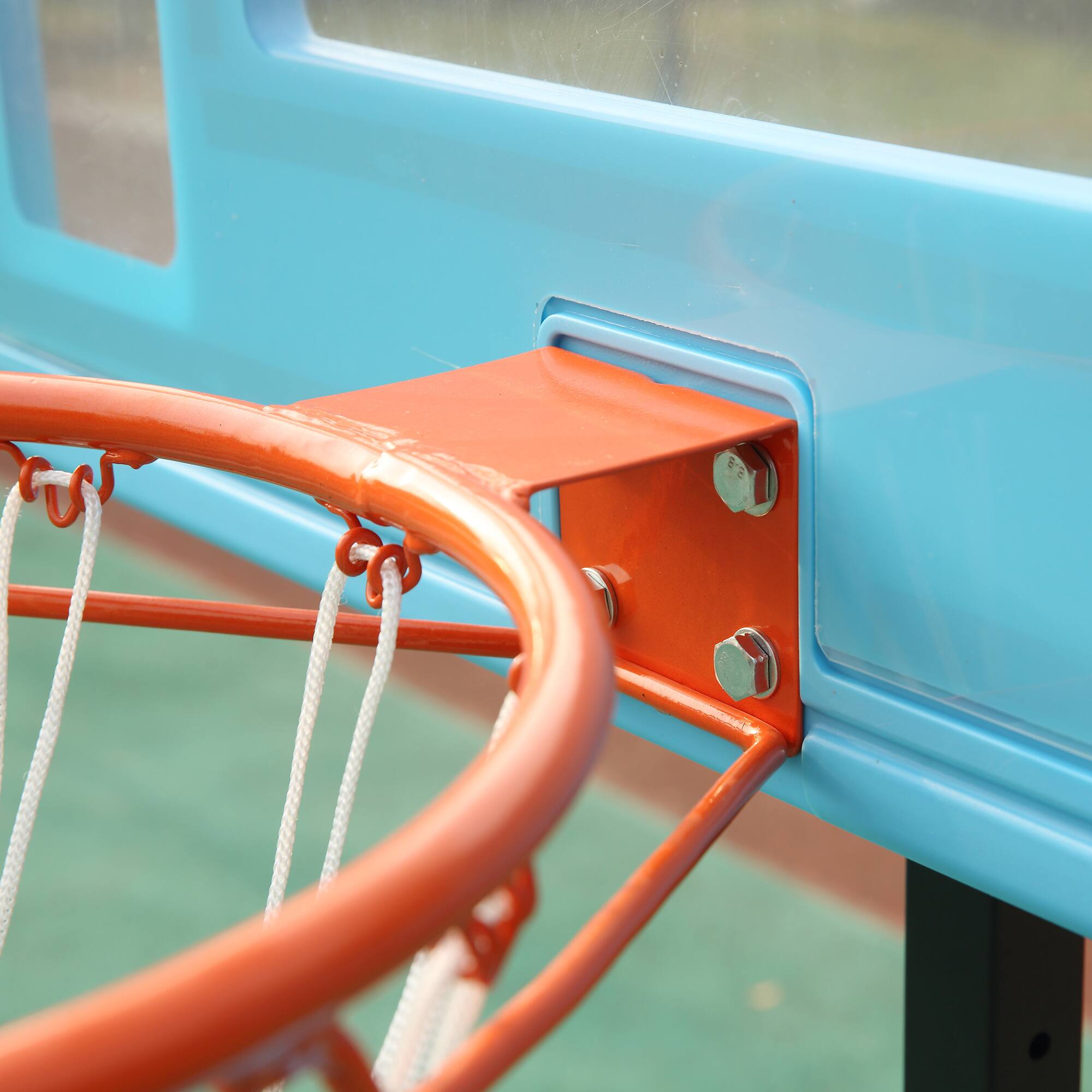 Alt View 5. Soozier - Soozier Poolside Basketball Hoop Stand, 36.5"-48.5" Height Adjustable Portable Hoop System - Multi.