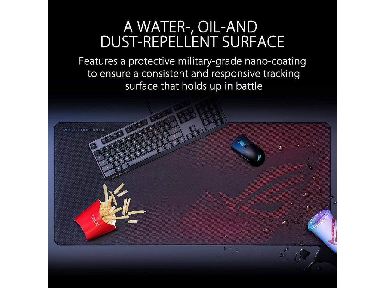 A WATER-, OIL-AND DUST-REPELLENT SURFACE

Features a protective military-grade nano-coating to ensure a consistent and responsive tracking surface that holds up in battle