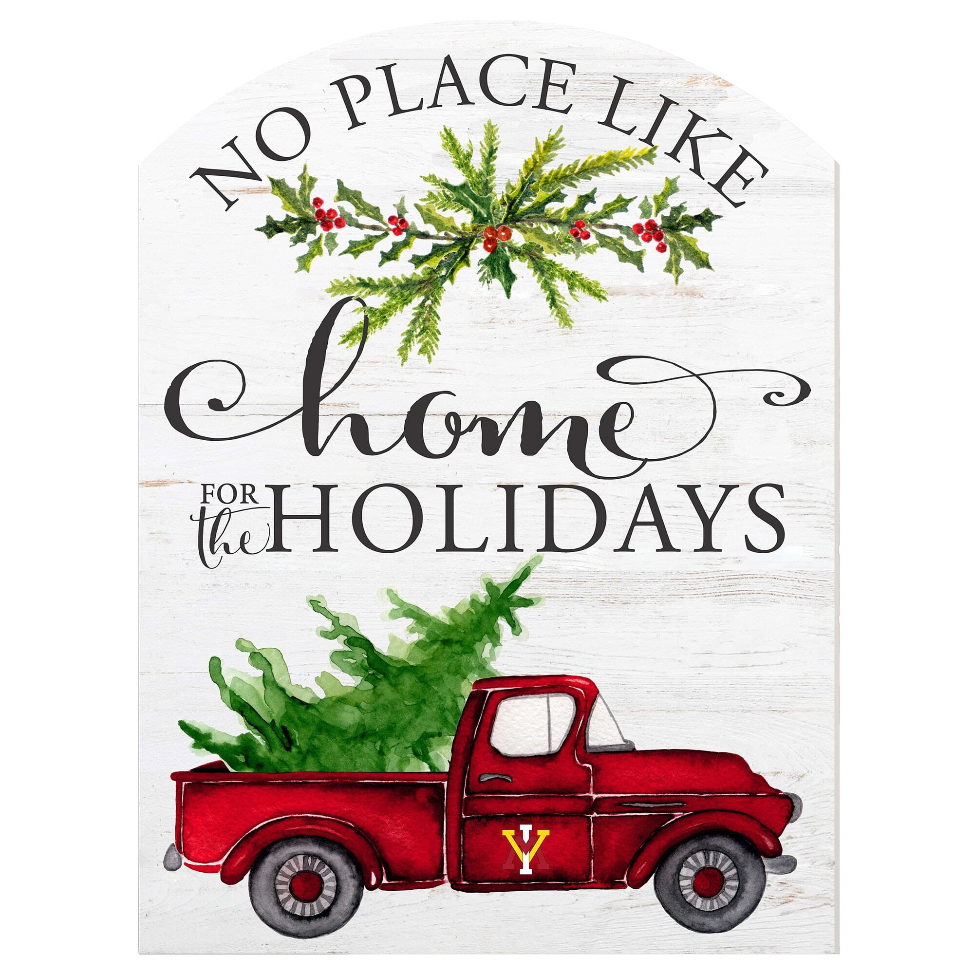 Jardine - Virginia Military Institute Keydets 16'' x 22'' Holiday Marquee Sign - White
