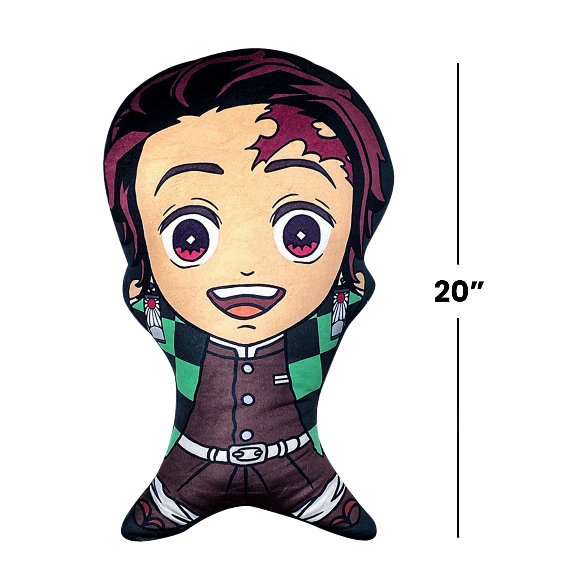 Alt View 3. Surreal Entertainment - Demon Slayer Tanjiro 20 Inch PAL-O Character Pillow - Green.