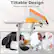 Tilttable Design
Meets various daily needs
Adjustment Knob
Reading
Writing
Drawing