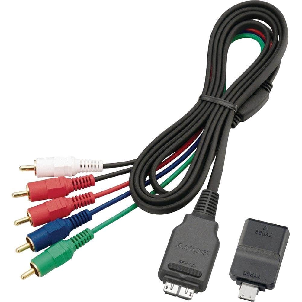 VMCMHC3 Sony HD Output Adapter Cable Component cable for DSC with multi-use terminal "TYPE 2" and "TYPE 3" for Seve - Black