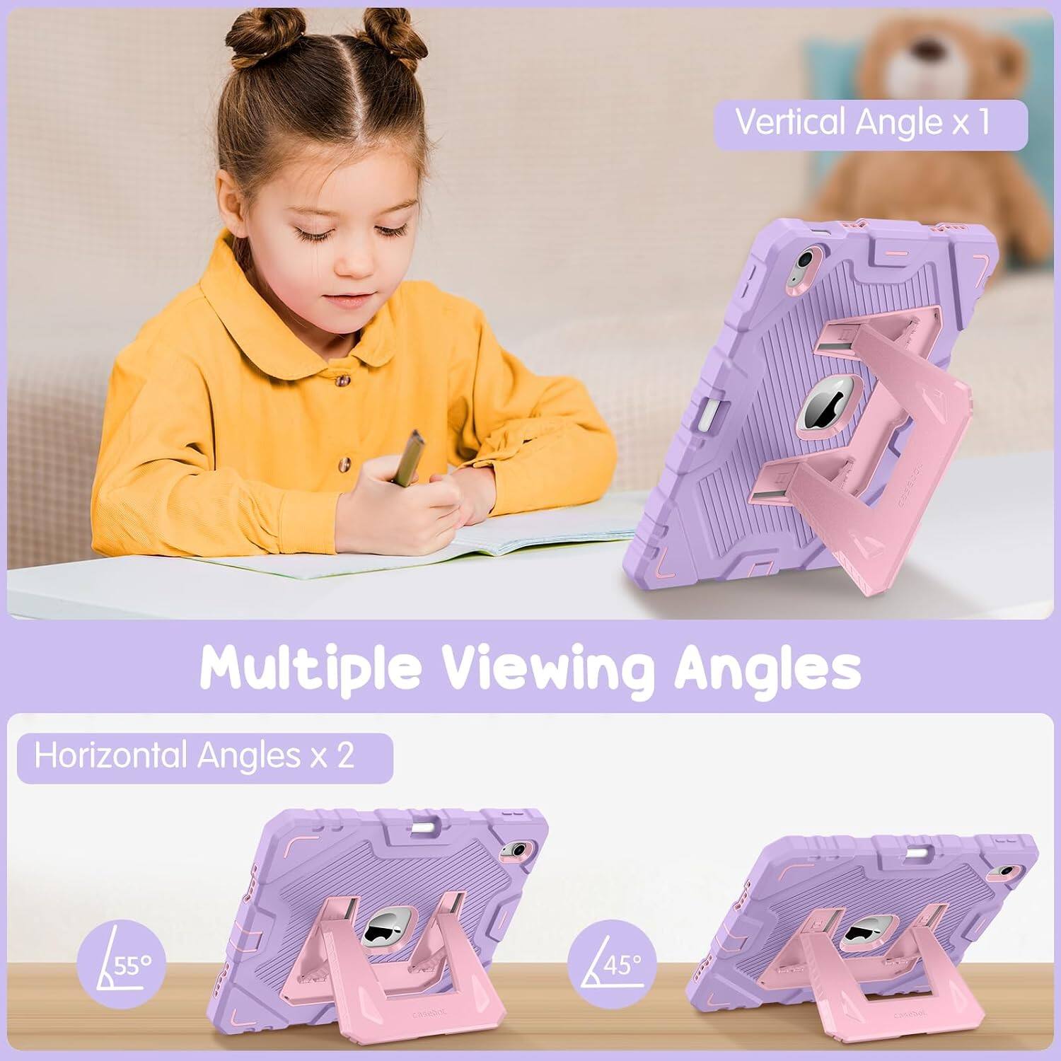 Vertical Angle x 1  
Multiple Viewing Angles  
Horizontal Angles x 2  
55° 45° 45°
