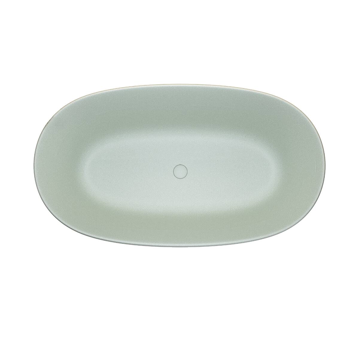 Alt View 8. Loheer - Loheer 51 in Freestanding Solid Surface Soaking Bathtub with Overflow and Pop Up Drain Turquoise Green - Turquoise Green.