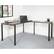 Alt View 13. OSP Home Furnishings - Prado L Workstation in Black - Black.