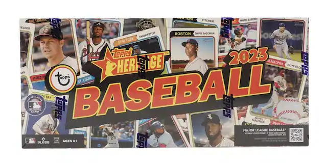 Topps Heritage Baseball 2023
- Timur Tork - Third Baseman
- Maikel Baal - Pitcher
- Triaicaz - Elder
- Pm - Boston Third Baseman, Shortstop
- Est - New York
- Bran - Topps
- Jan - Arizona
- Tej - Topps
- Louis - St. Louis
- The Trading Exclusive Card
- Harper - Bryce
- BCH91363620
- Hol - Phi
- Horistc - Field
- Major League Baseball
- Aukee - Bffically
- Product of Major League Baseball
- Ages 6+
- Players