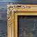 Back. LAREDO FRAME FACTORY - 65 inch Handmade ornate Tv frame for Samsung The Frame tv and Frame Pro Model - LIGHT GOLD.