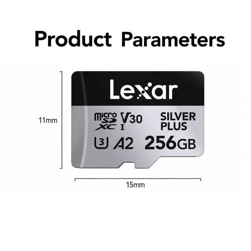 Product Parameters

11mm Lexar  
CS V30 SILVER XC I PLUS  
3 A2 256GB  
15mm