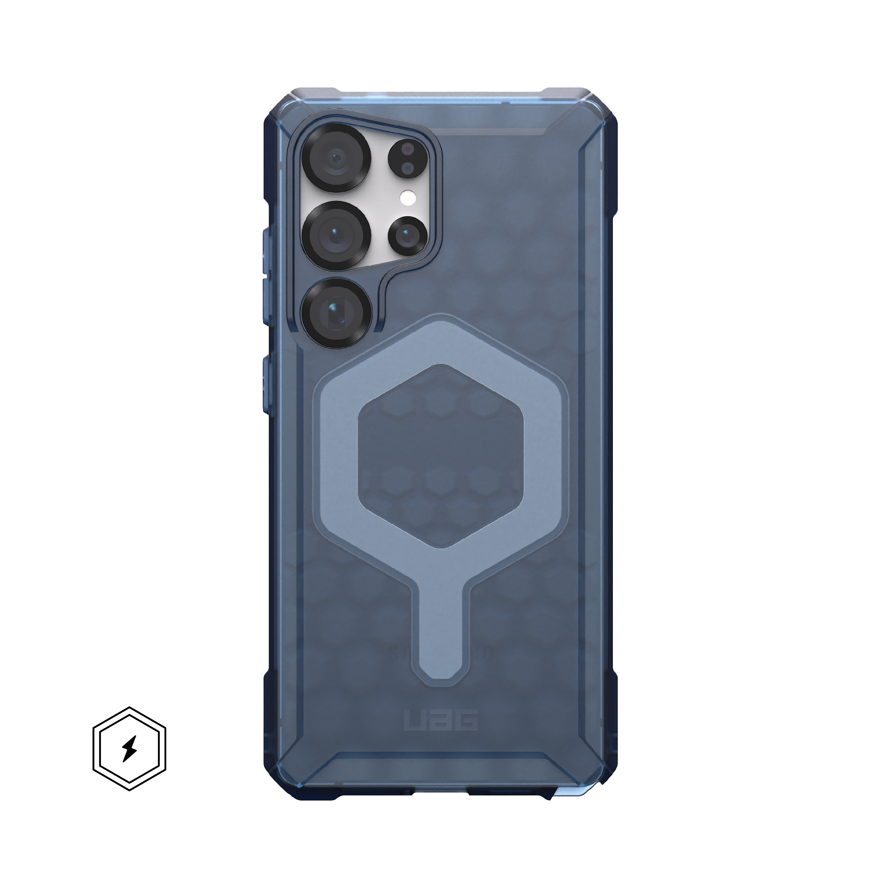 Front. UAG - Essential Armor Series Case with Magnet for Galaxy S25 Ultra - Cloud Blue.