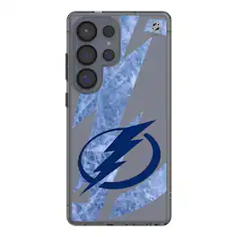 Keyscaper - NHL - Tampa Bay Lightning Galaxy Clear Ice Case - S23 - Multicolor