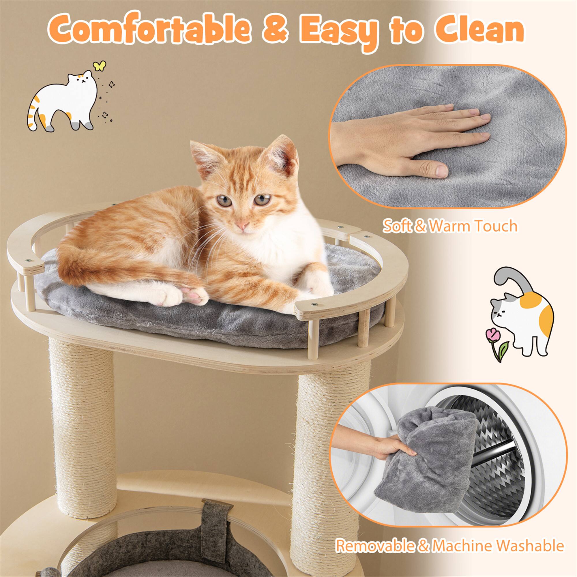 Comfortable & Easy to Clean

Soft & Warm Touch

Removable & Machine Washable