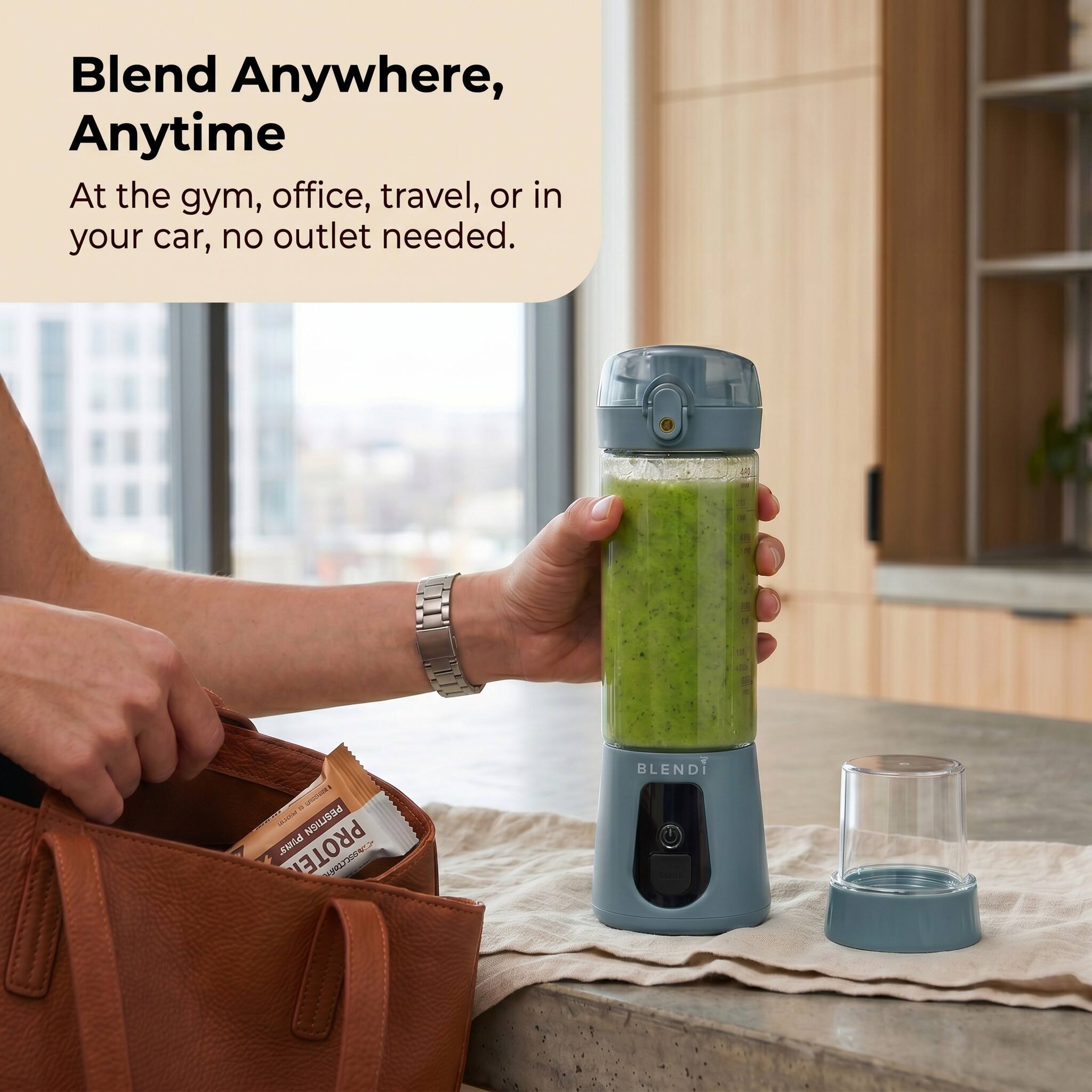 Blend Anywhere, Anytime

At the gym, office, travel, or in your car, no outlet needed.