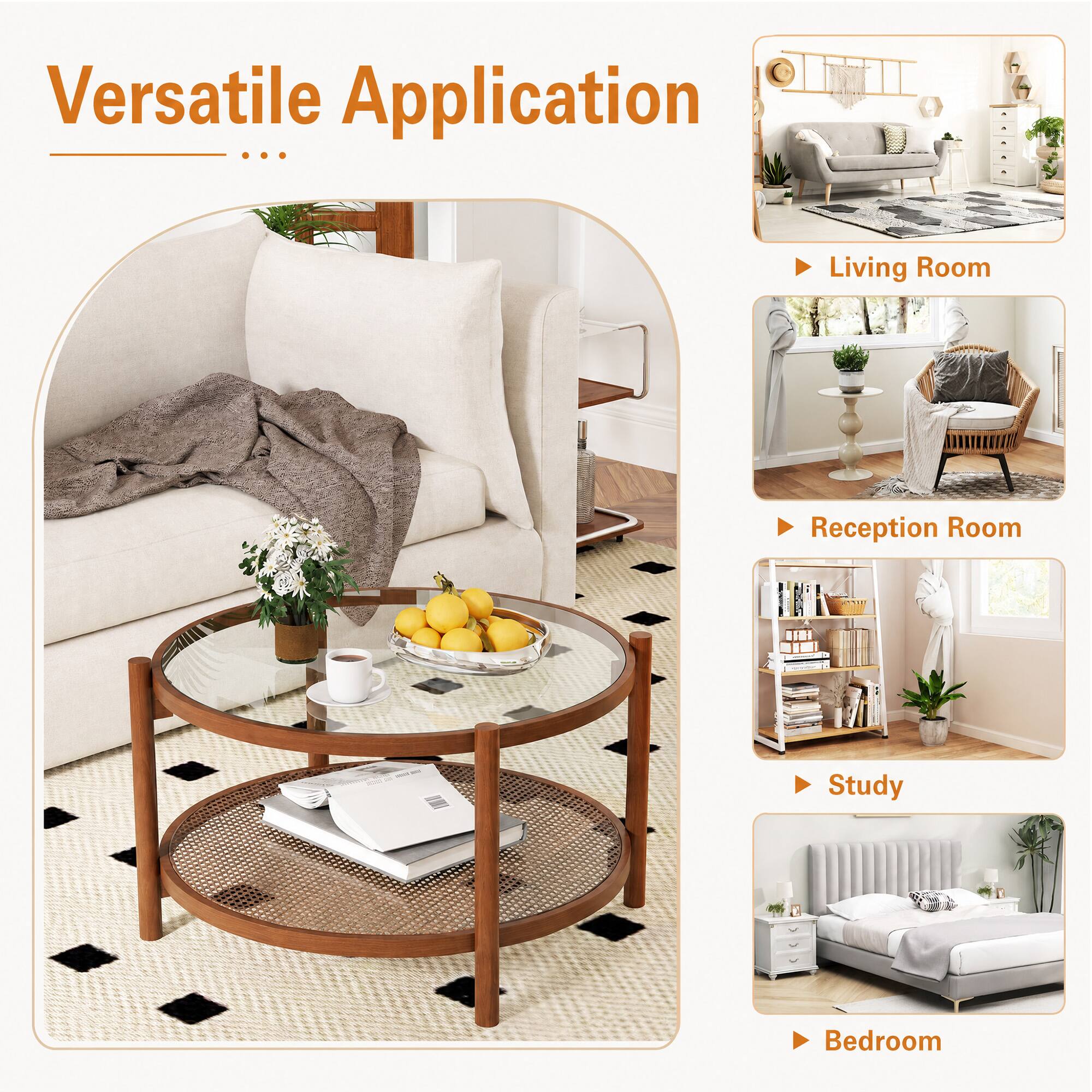 Versatile Application ...

- Living Room
- Reception Room
- Study
- Bedroom