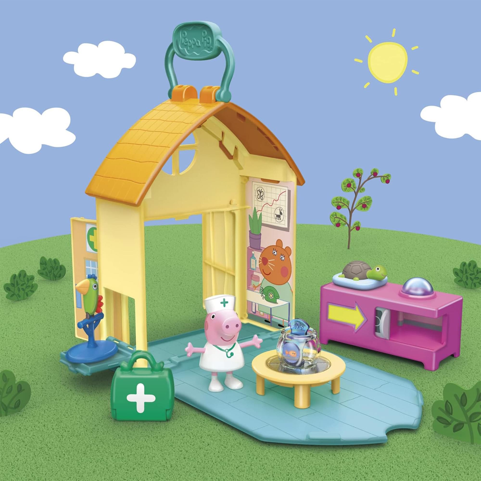 Alt View 4. Hasbro - Peppa Pig Adventures Vet Visit Figure Playset - Pink.