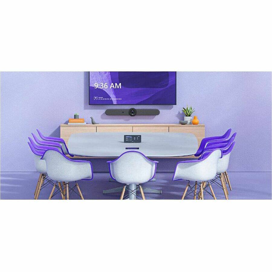 Alt View 2. Logitech - Logitech Rally Bar (TAA-Compliant Version) & Logitech Tap with Cat5e & Rally Mic Pod - TAA - For Video Conferencing - Unknown.