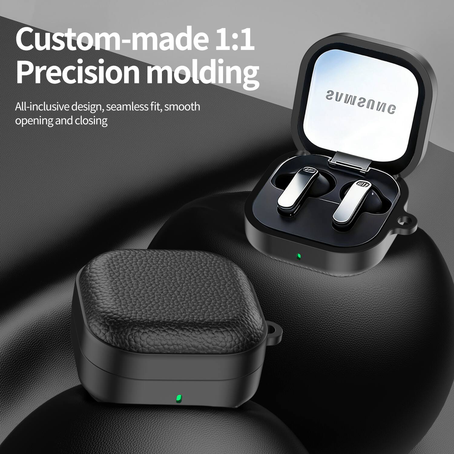Custom-made 1:1 Precision molding  
All-inclusive design, seamless fit, smooth opening and closing