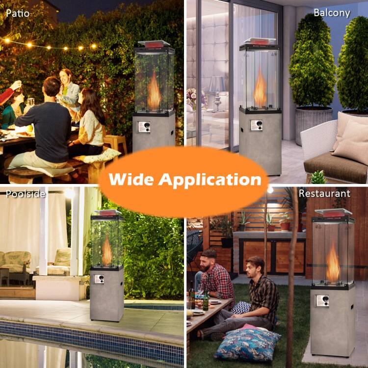 Patio  
Balcony  
Poolside  
Restaurant  

Wide Application