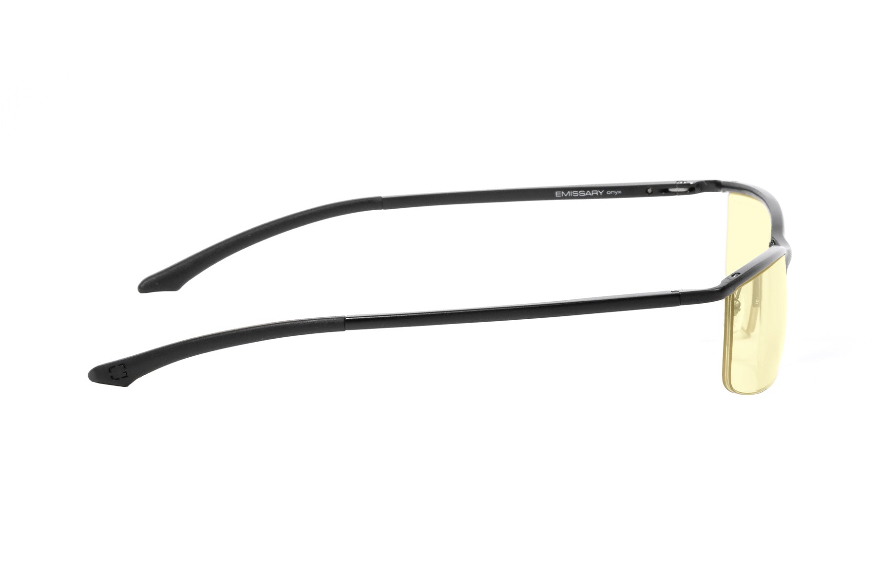 Alt View 5. GUNNAR - GUNNAR Computer Glasses  -  Emissary, Onyx, Amber Lens - Blue Light Blocking, Relieve Dry Eye, Anti Glare - Onyx.