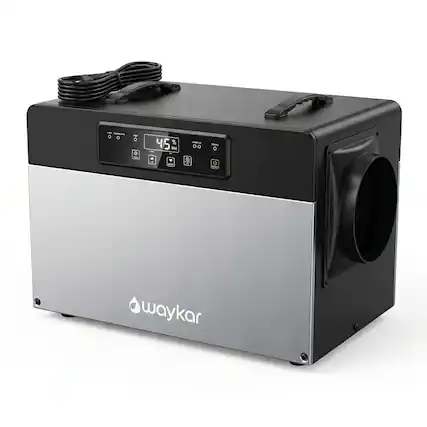 Front. Waykar - 70-pint Commercial Crawlspace Dehumidifier with Internal Pump, 16.4 Ft. Vertical Lift.