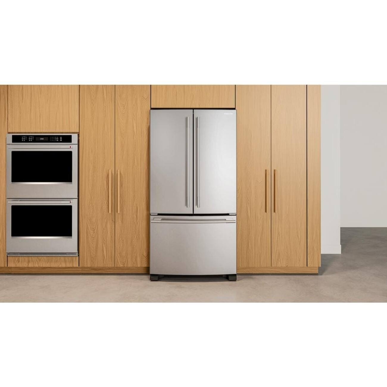 Alt View 2. KitchenAid - 20 Cu. Ft. 36-Inch Counter-Depth French Door Refrigerator with Internal Water Dispenser - PrintShield Stainless.
