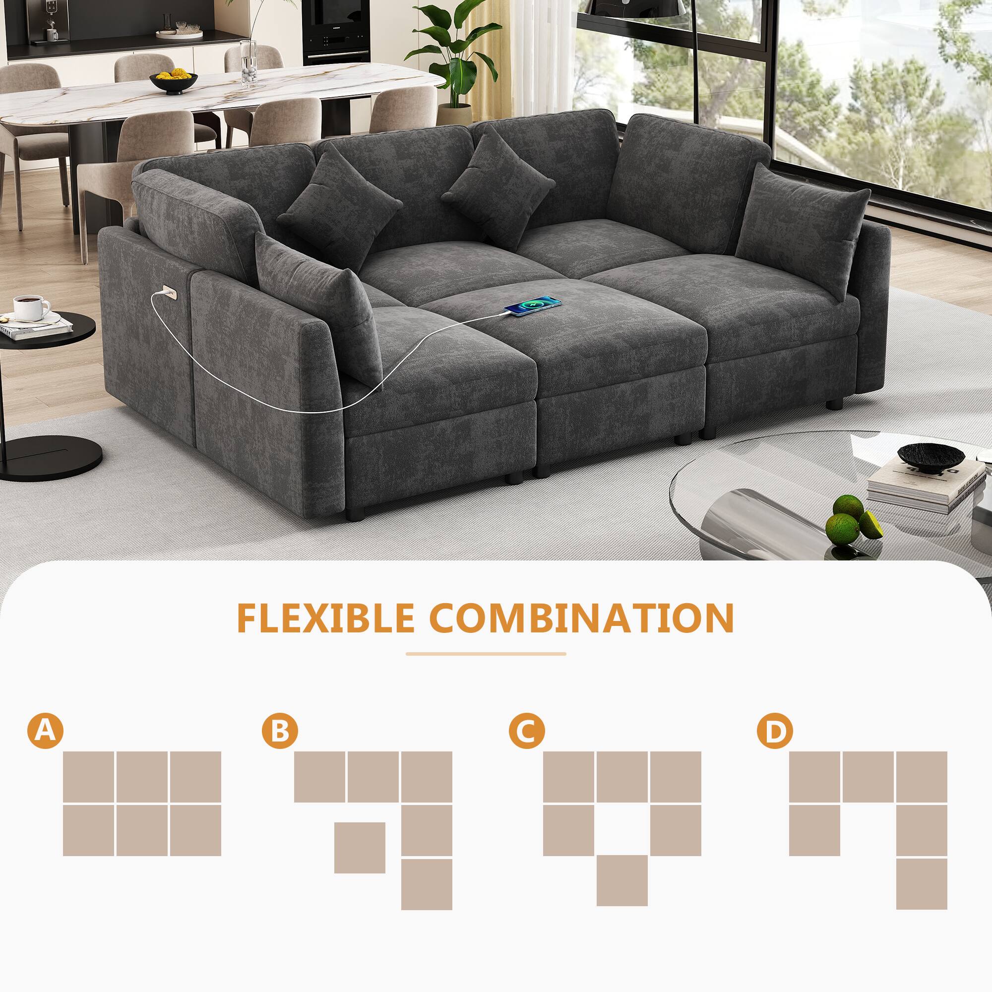 FLEXIBLE COMBINATION  
A B C D