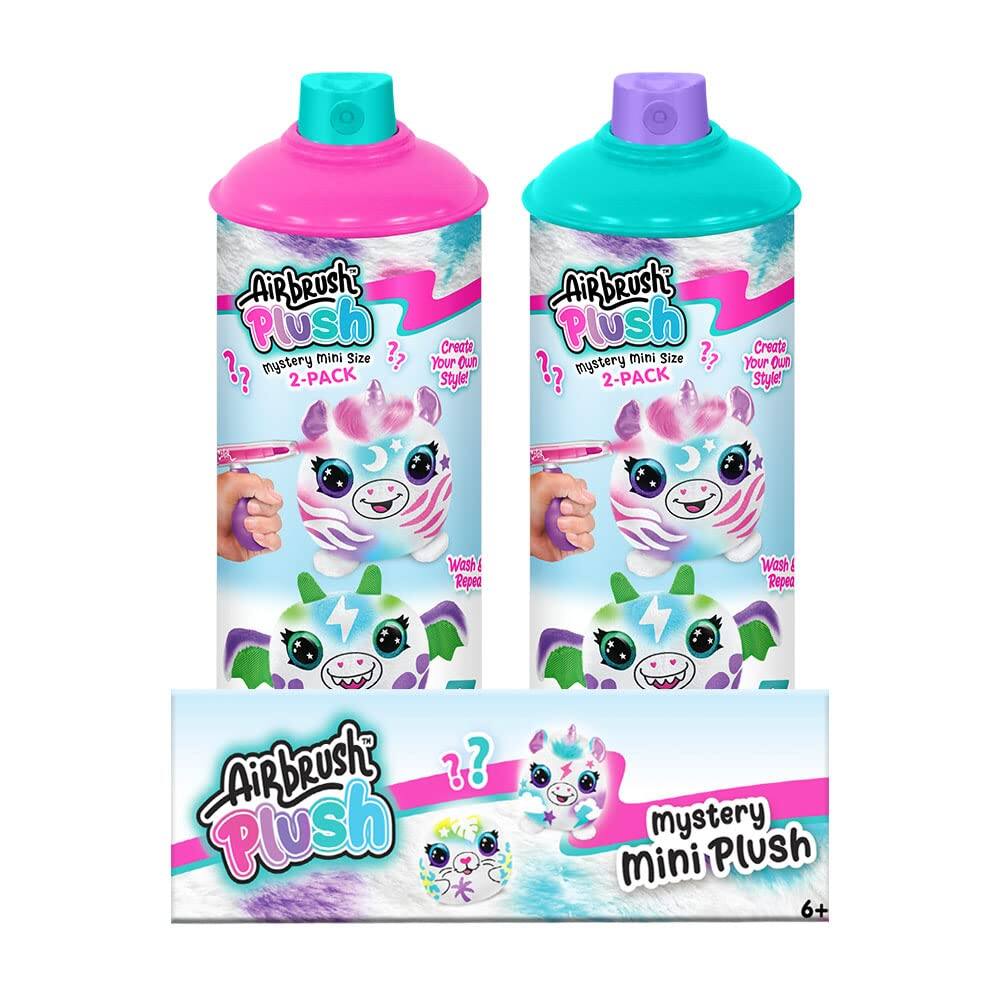 Airbrush Plush mystery mini Size ?? ? mystery 2-PACK Create Your Own Style Airbrush Plush ?? mini Size ?? mystery 2-PACK Create Your Own Style Wash ! Reped Wash ! Peed Airbrush ?? Plush mystery mini Plush 6+