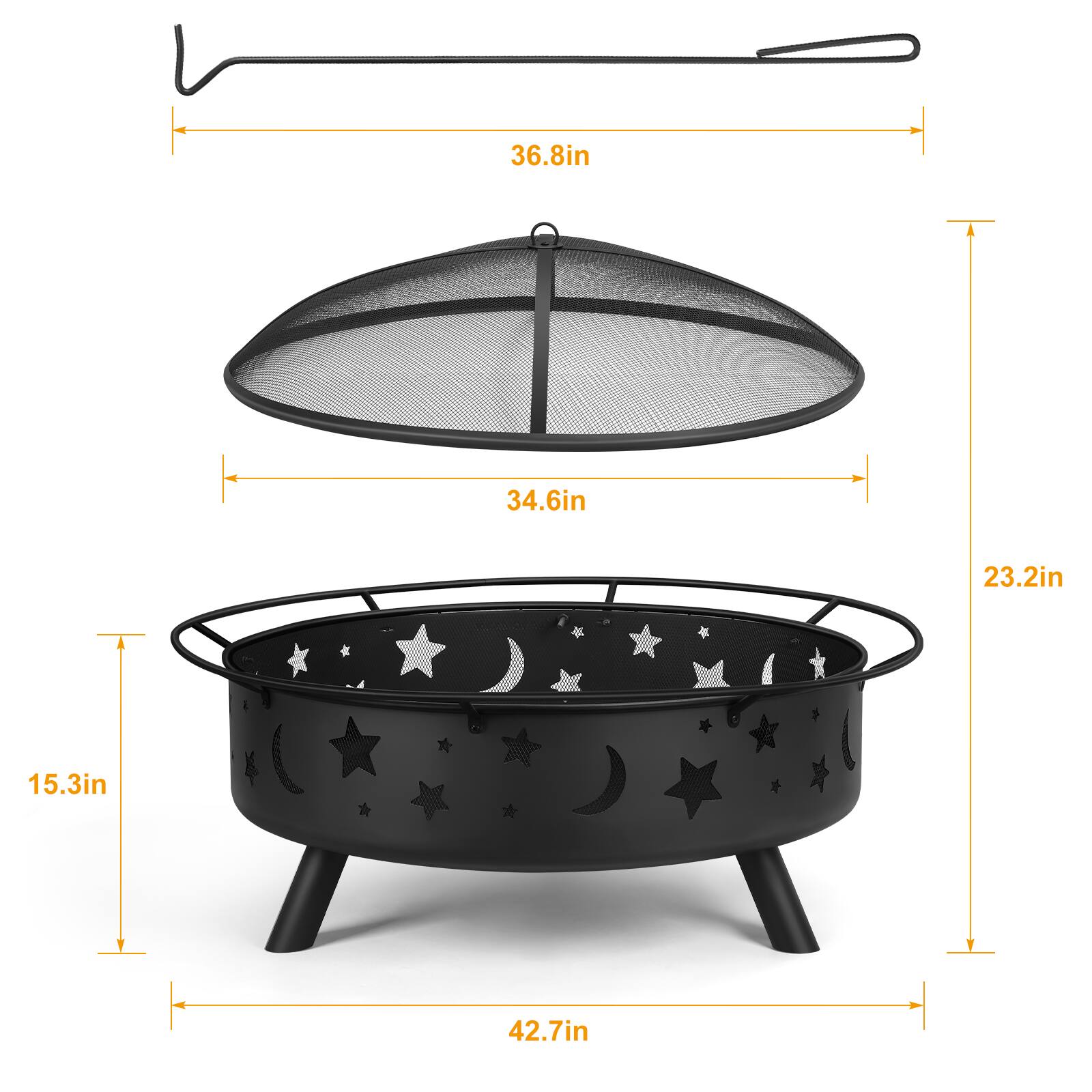36.8in  
34.6in  
23.2in  
15.3in  
42.7in