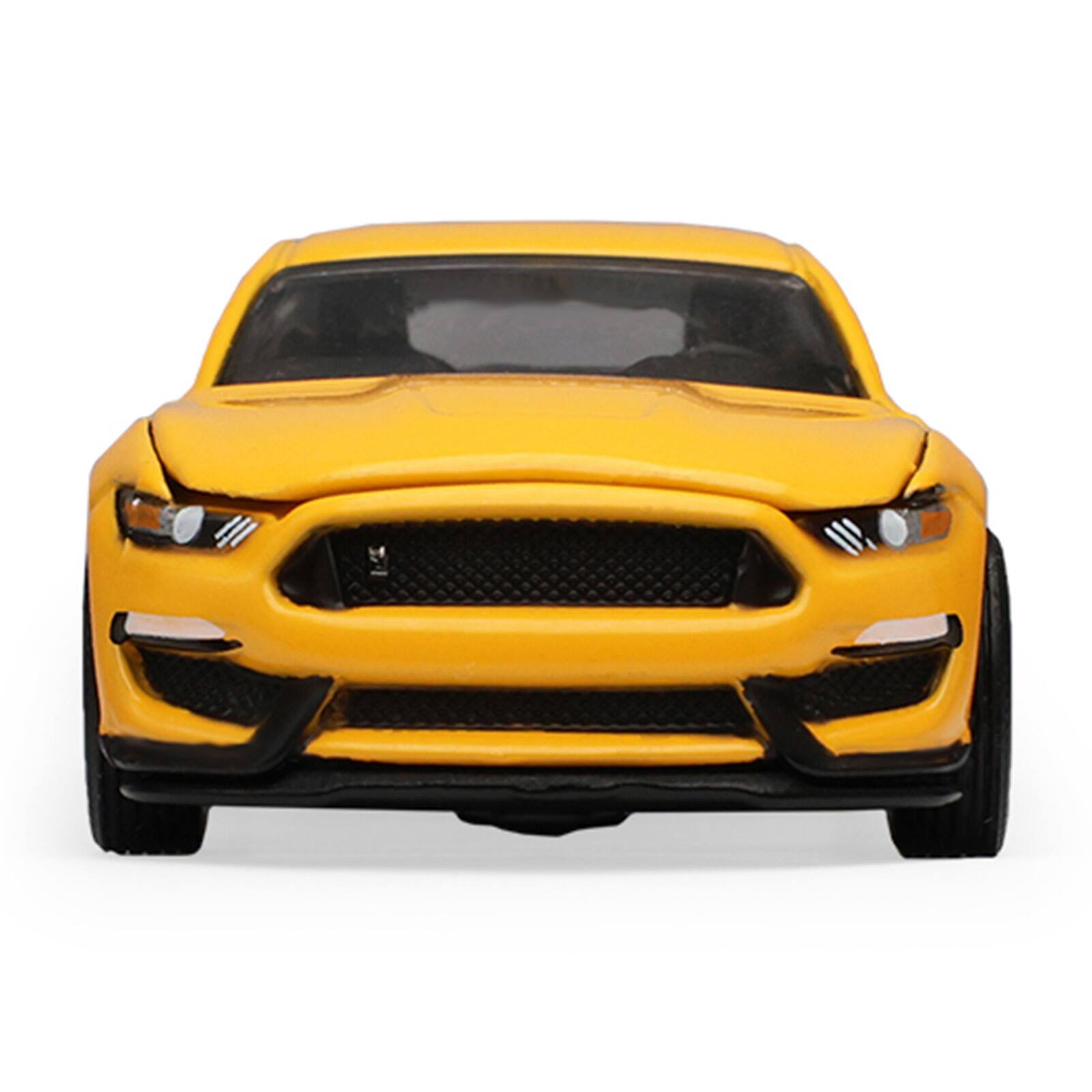 Alt View 3. Greenlight - 2017 Ford Mustang Shelby GT350 Triple Yellow Tri-Coat "Stampede" Series 2 1/64 Diecast Model Car by Greenlight.