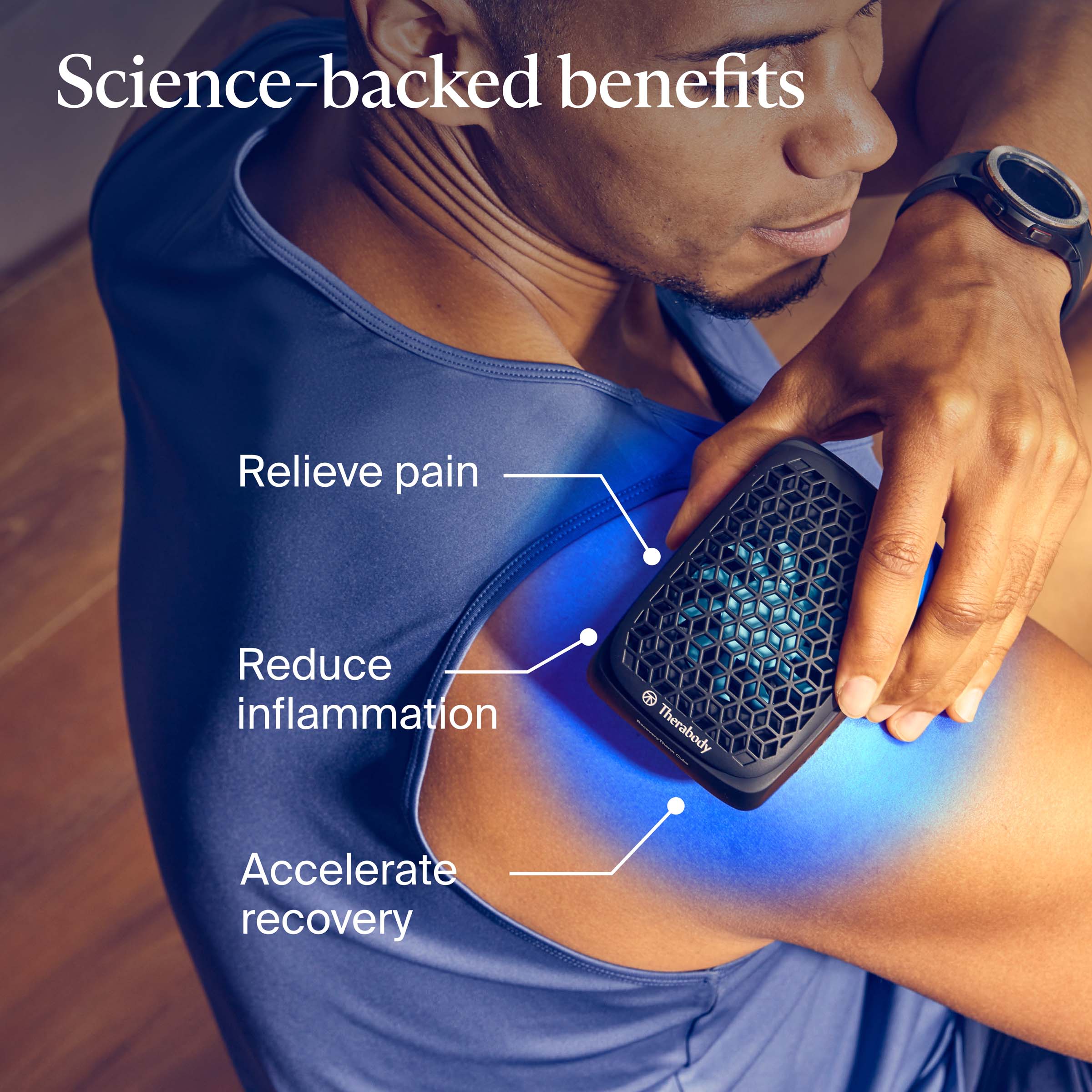 Science-backed benefits

- Relieve pain
- Reduce inflammation
- Accelerate recovery