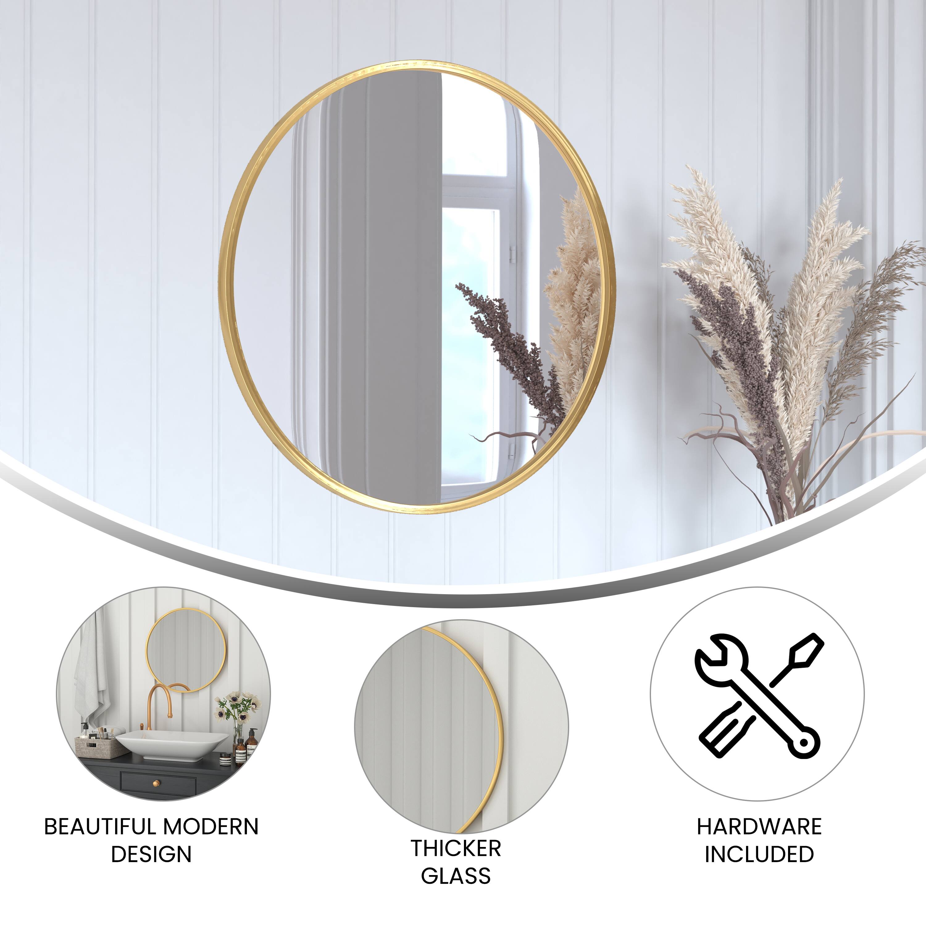 BEAUTIFUL MODERN DESIGN  
THICKER GLASS  
HARDWARE INCLUDED