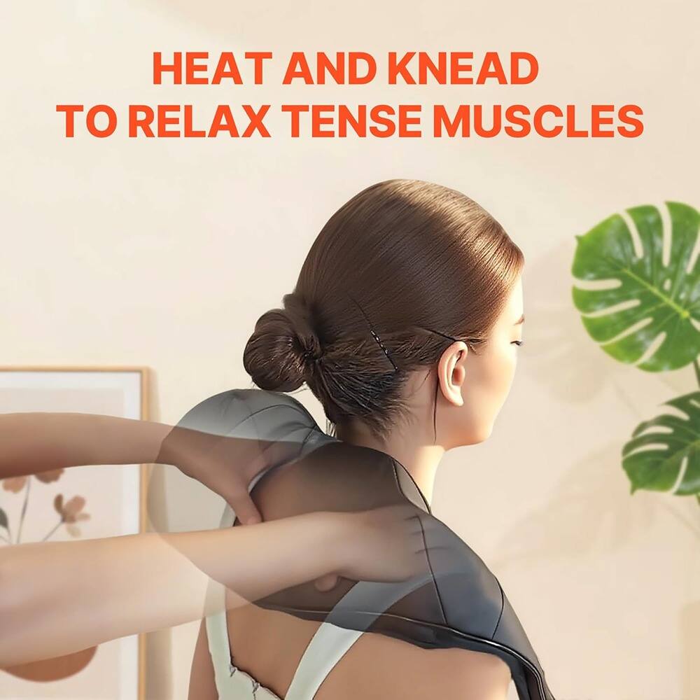 Heat and knead to relax tense muscles