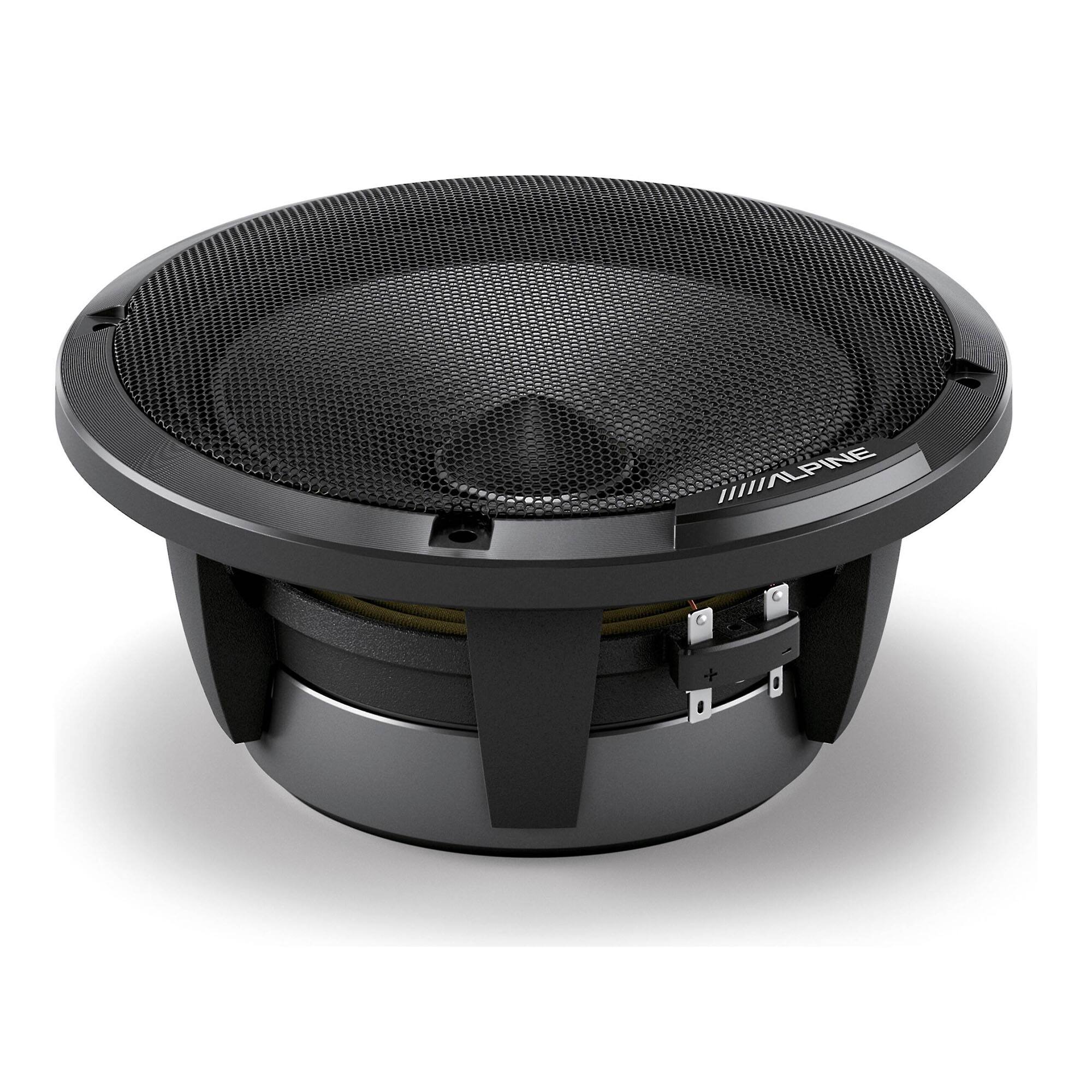 Alt View 1. Alpine - Alpine HDZ-65C Status Hi-Res Series 6-1/2" 2-way Component Speaker System - Black/Gray.