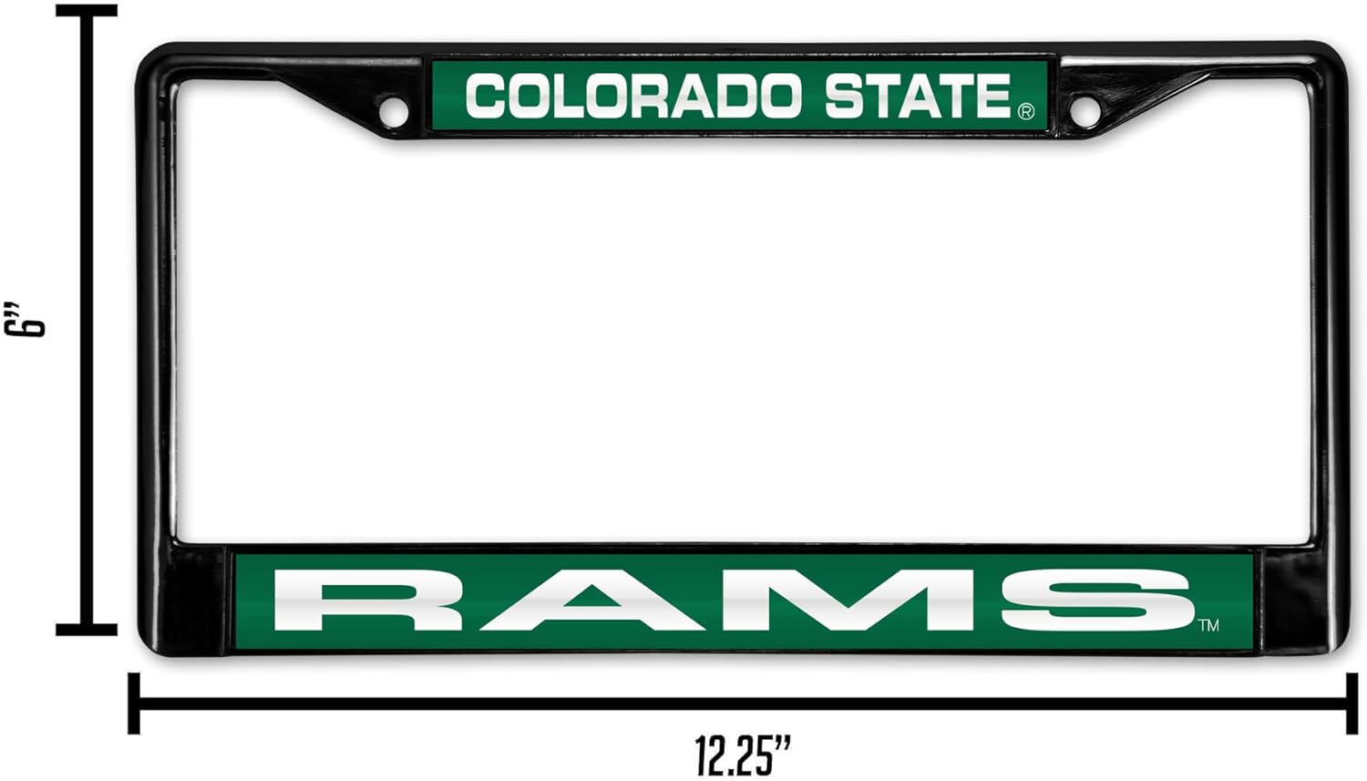 COLORADO STATE  
RAMS  

6" x 12.25"