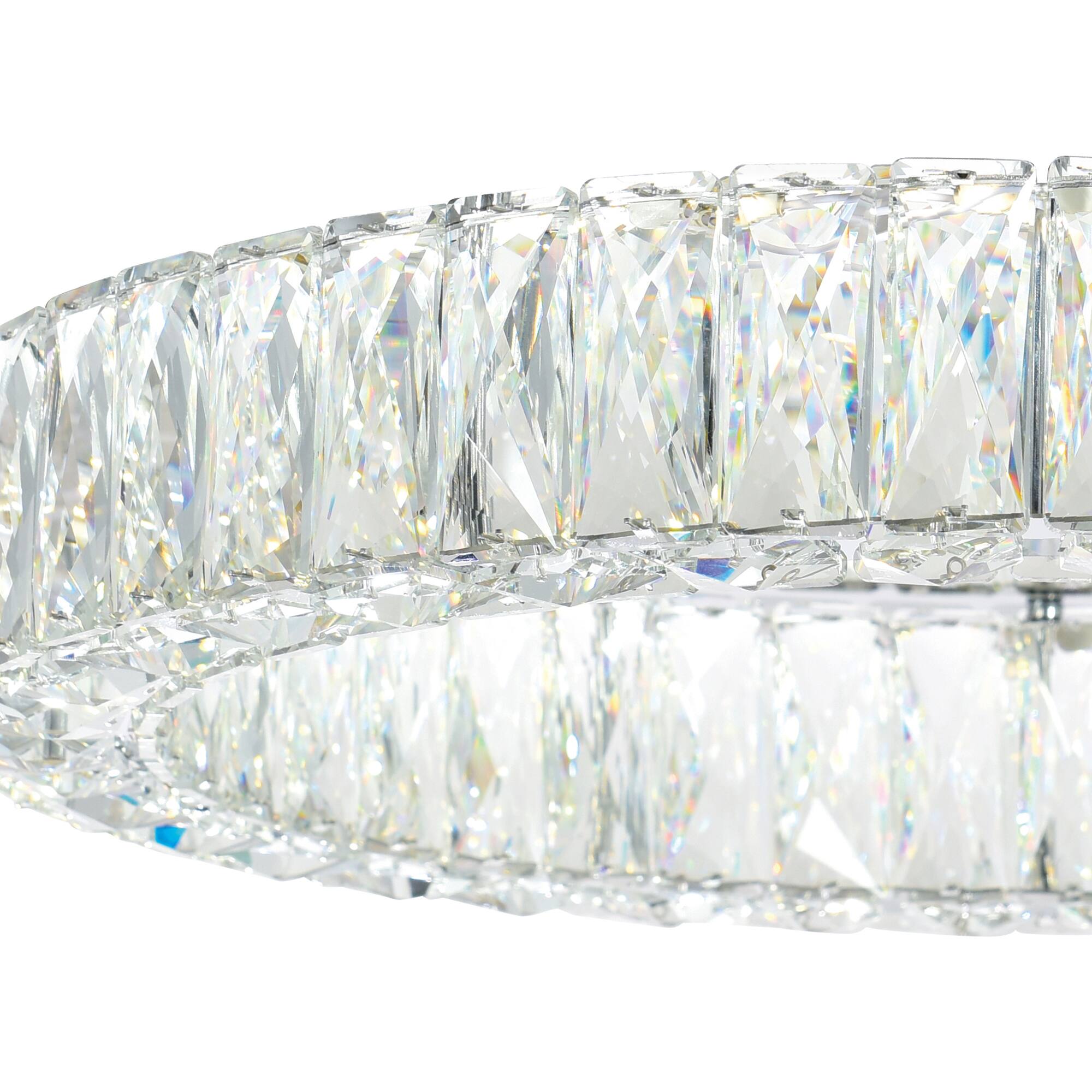 Back. CWI Lighting - Madeline LED Chandelier With Chrome Finish - Chrome.