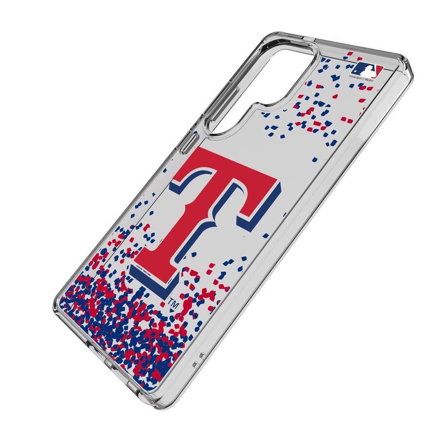 Keyscaper MLB Texas Rangers Galaxy S8 Confetti Design Clear Case S22 ...