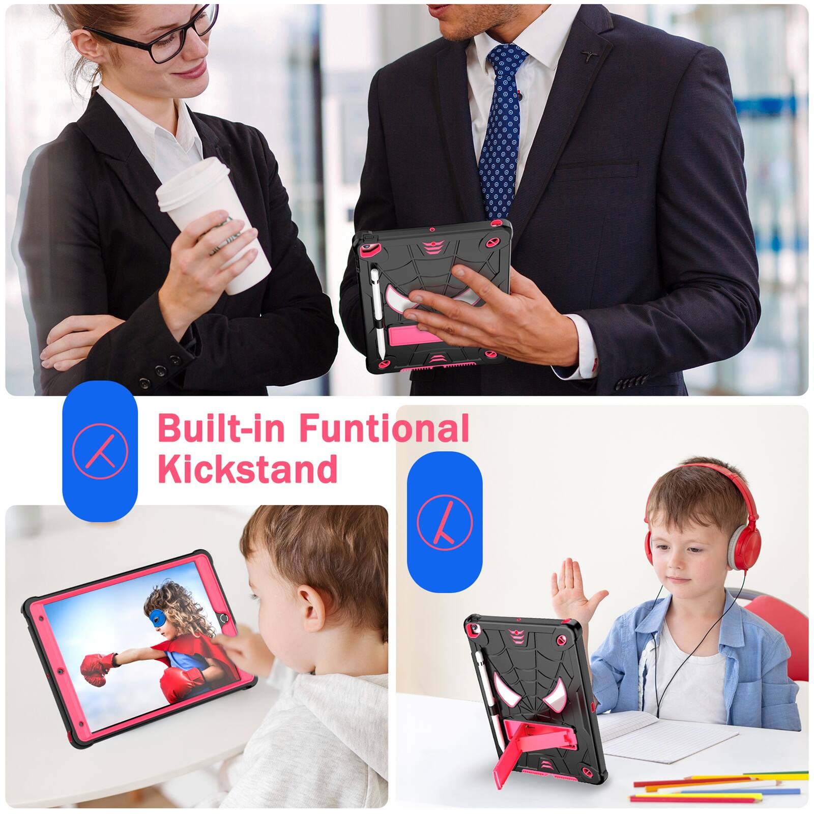 Built-in Functional Kickstand