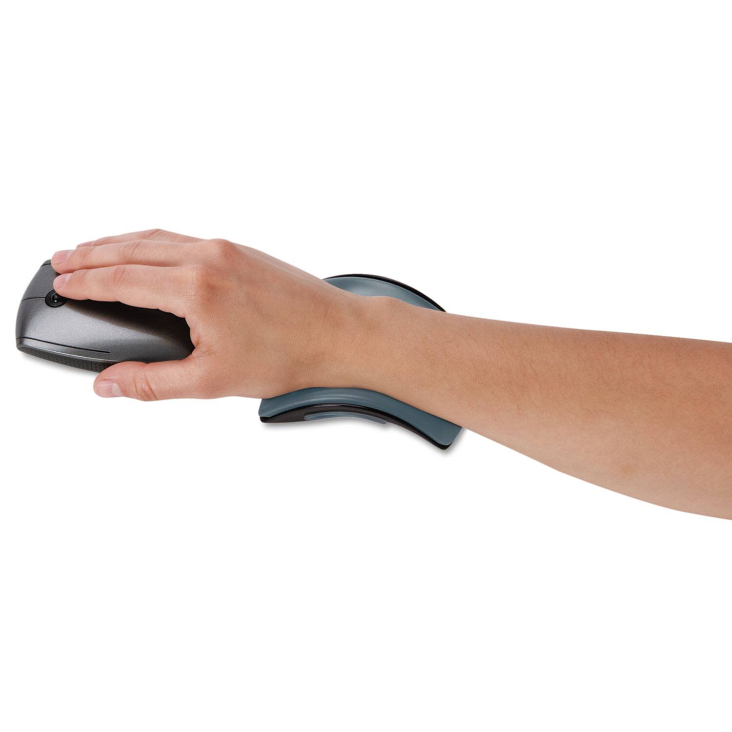 Angle. Kensington - Kensington Conform Wrist Rest with SmartFit System - 3.50" Height x 5.25" Width x 6" Depth - Assorted - 1 - Assorted.