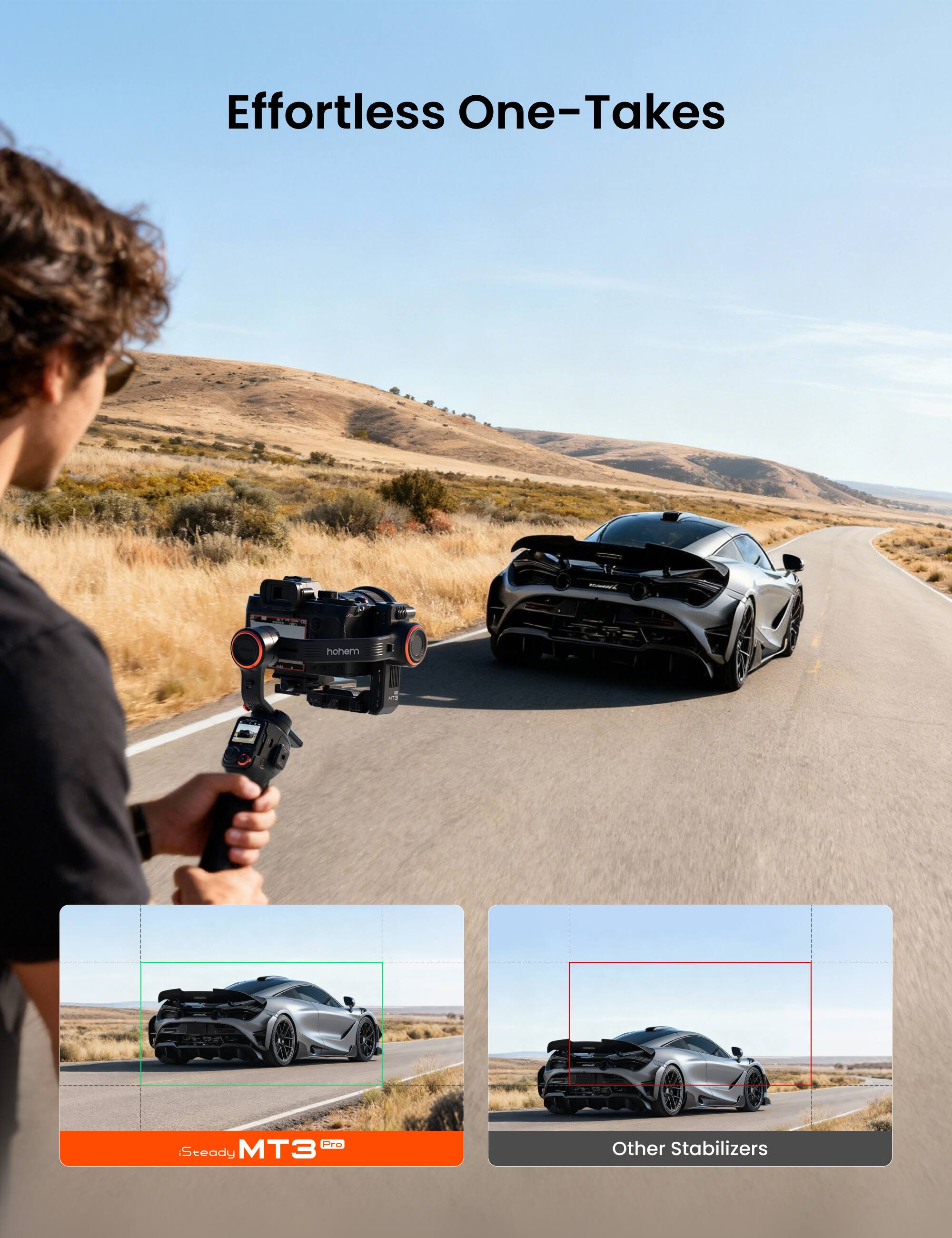 Effortless One-Takes - hohem Fro Steady MT3 Pro Other Stabilizers