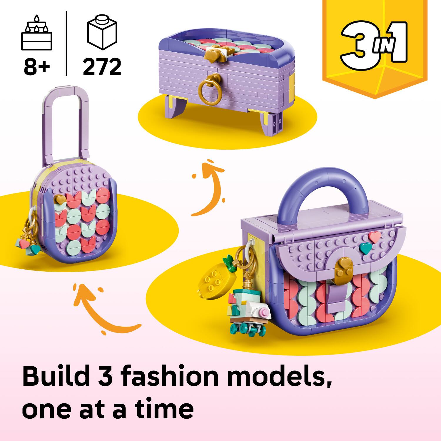 8+ 272 3 IN 1 Build 3 fashion models, one at a time
