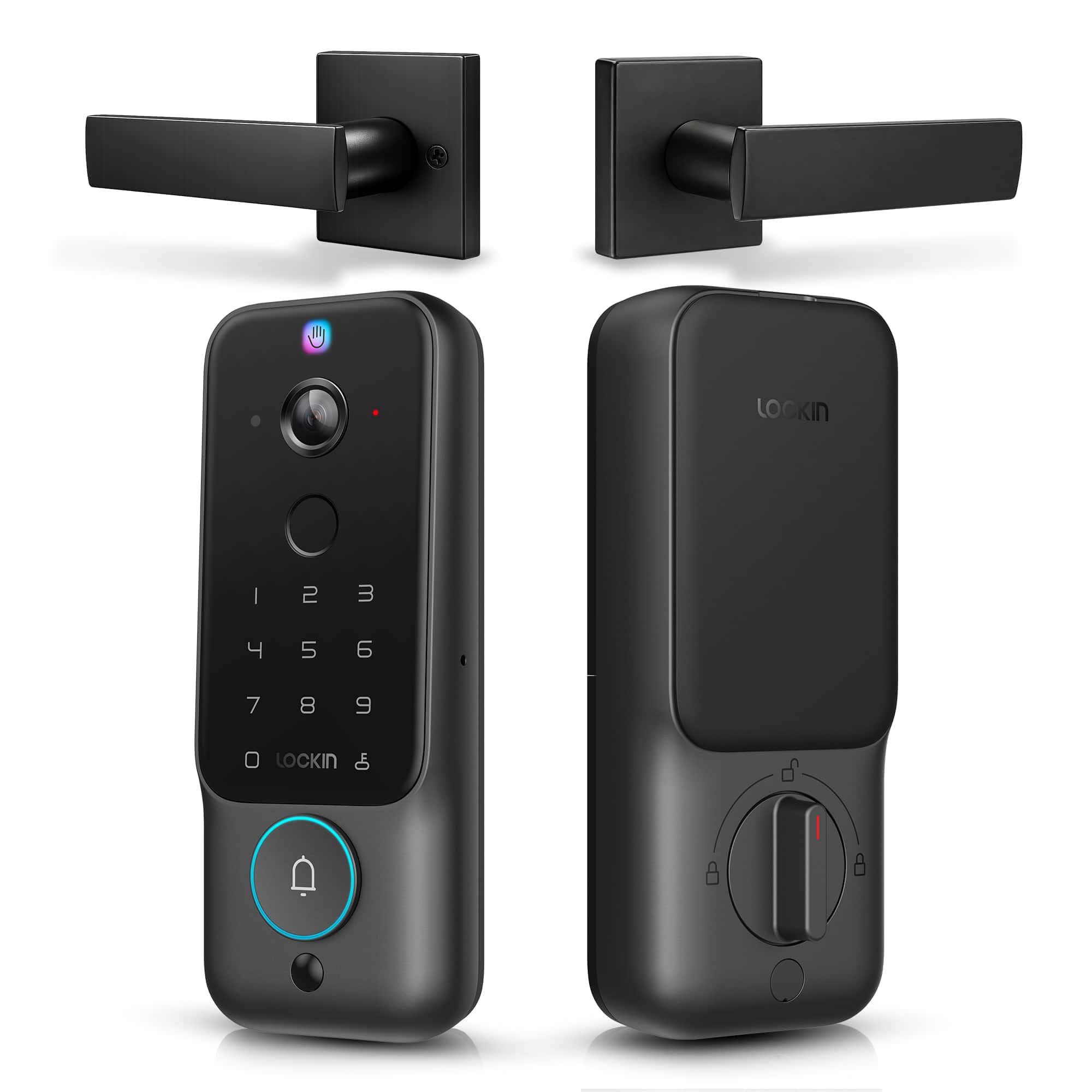 Lockin - Veno Plus with Handle, Palm Vein Fingerprint 2K Camera