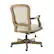 Left. X Rocker - Markley Vintage Farmhouse Height-Adjustable Office Chair With Arms - Black/LED.