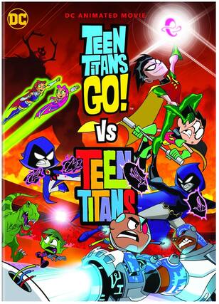Front. Teen Titans Go! Vs. Teen Titans - DVD.