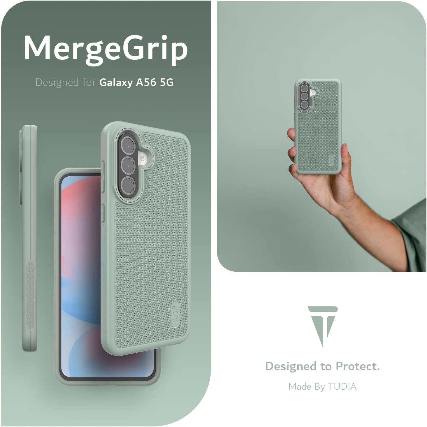 MergeGrip  
Designed for Galaxy A56 5G  

Designed to Protect.  
Made By TUDIA
