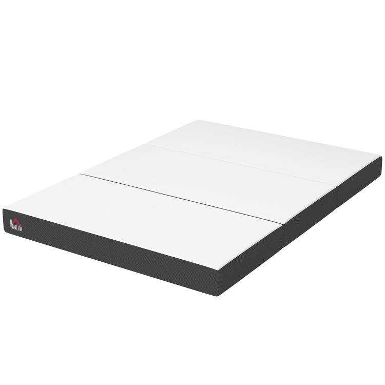 Alt View 9. PULUZ - Trifold Mattress, 6 Inch Memory Foam Mattress for Guest, Camping, RV, Travel, Yoga, Made in USA, 75 inch x 54 inch x 6 i - White.