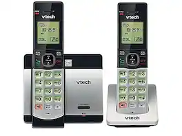 VTech - 2-Handset Cordless Telephone/ - Silver/Black