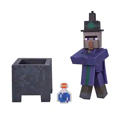 Front. Minecraft - Minecraft 3" Action Figure: Witch.