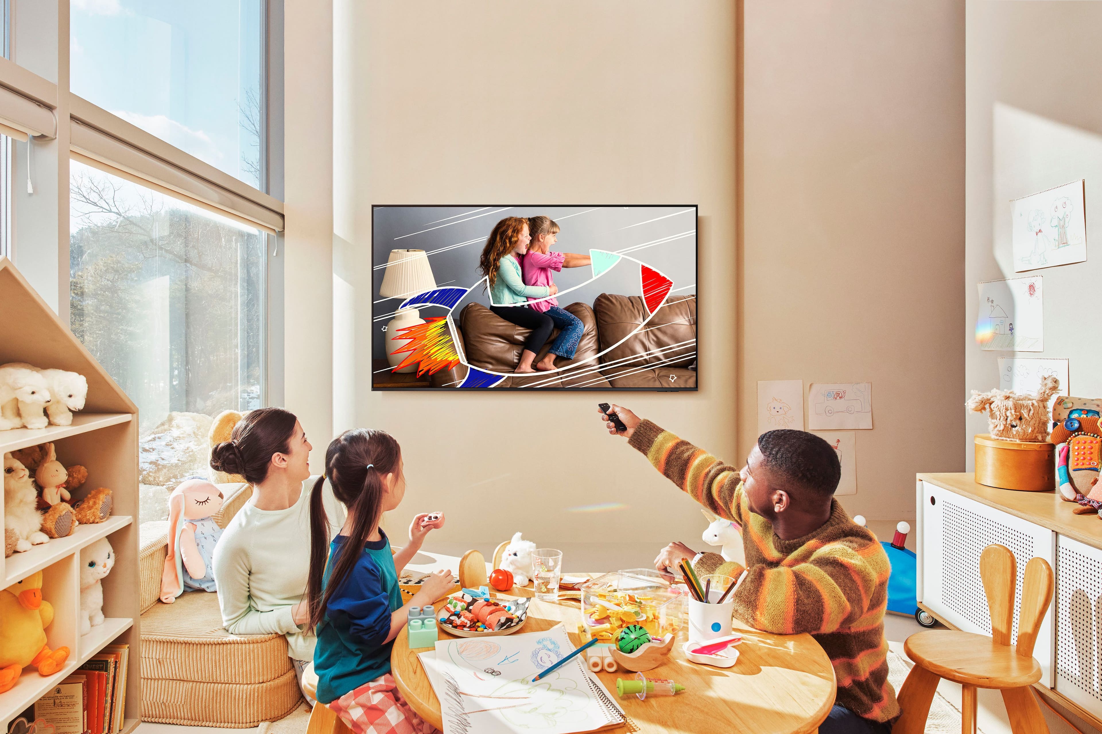 Alt View 22. Samsung - 65” Class Q7F Series QLED 4K UHD SamsungVision AI Smart Tizen TV (2025) - Black.