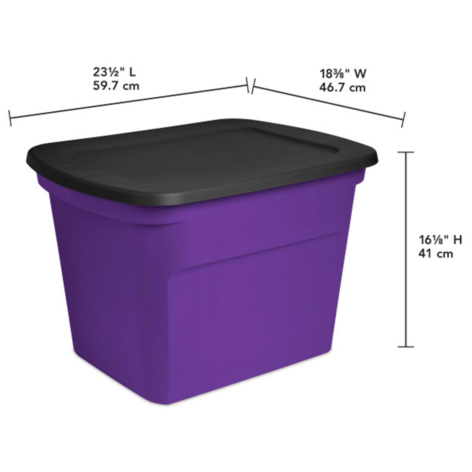 23½" L 59.7 cm 18¾" W 46.7 cm 16½" H 41 cm